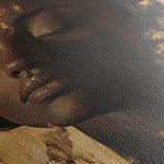 Portrait 137 Canvas Art 60 x 40 cm / Black