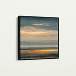 Abstract 1370 Canvas Art 60 x 60 cm / Black