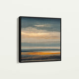 Abstract 1370 Canvas Art 60 x 60 cm / Black