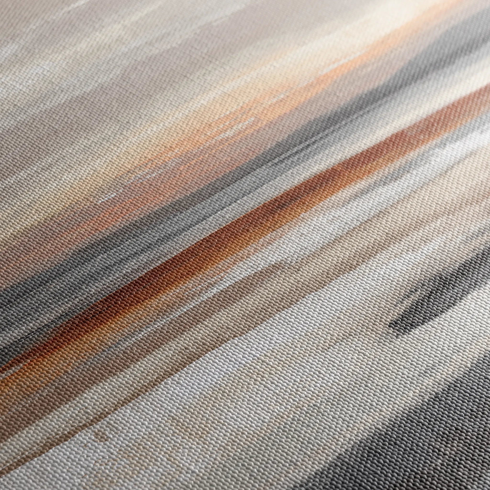 Abstract 1374 Canvas Art 60 x 60 cm / Black