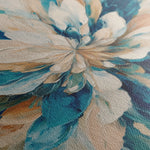 Floral 1374 Canvas Art 60 x 60 cm / Black
