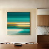Abstract 1375 Canvas Art 60 x 60 cm / Black