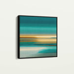 Abstract 1375 Canvas Art 60 x 60 cm / Black