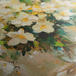 Floral 1375 Canvas Art 60 x 60 cm / Black