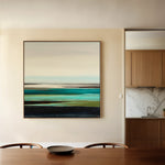 Abstract 1376 Canvas Art 60 x 60 cm / Black