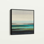 Abstract 1376 Canvas Art 60 x 60 cm / Black