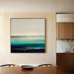 Abstract 1377 Canvas Art 60 x 60 cm / Black