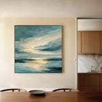 Abstract 1378 Canvas Art 60 x 60 cm / Black