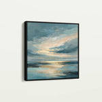 Abstract 1378 Canvas Art 60 x 60 cm / Black
