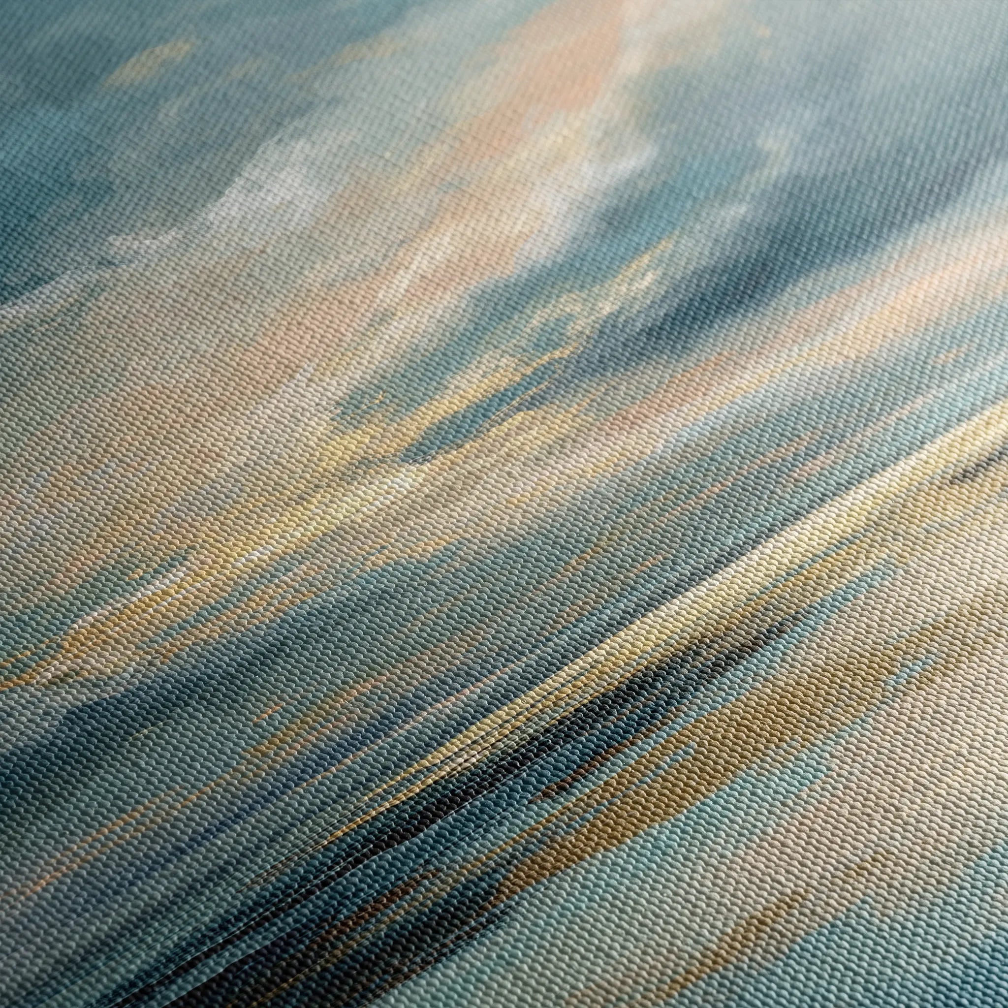 Abstract 1378 Canvas Art 60 x 60 cm / Black