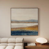 Abstract 1379 Canvas Art 60 x 60 cm / Black