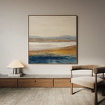 Abstract 1379 Canvas Art 60 x 60 cm / Black