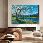 Floral 138 Canvas Art 60 x 40 cm / Black