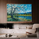 Floral 138 Canvas Art 60 x 40 cm / Black