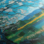 Floral 138 Canvas Art 60 x 40 cm / Black