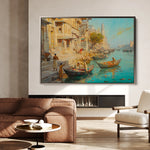 Orientalist 138 Canvas Art 60 x 40 cm / Black