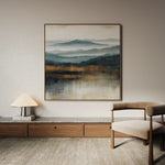 Abstract 1382 Canvas Art 60 x 60 cm / Black