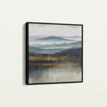 Abstract 1382 Canvas Art 60 x 60 cm / Black