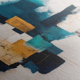 Abstract 1383 Canvas Art 60 x 60 cm / Black