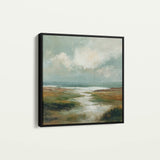 Abstract 1384 Canvas Art 60 x 60 cm / Black