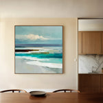 Abstract 1385 Canvas Art 60 x 60 cm / Black