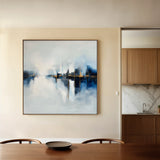 Abstract 1388 Canvas Art 60 x 60 cm / Black