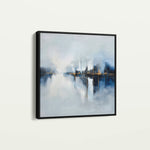 Abstract 1388 Canvas Art 60 x 60 cm / Black