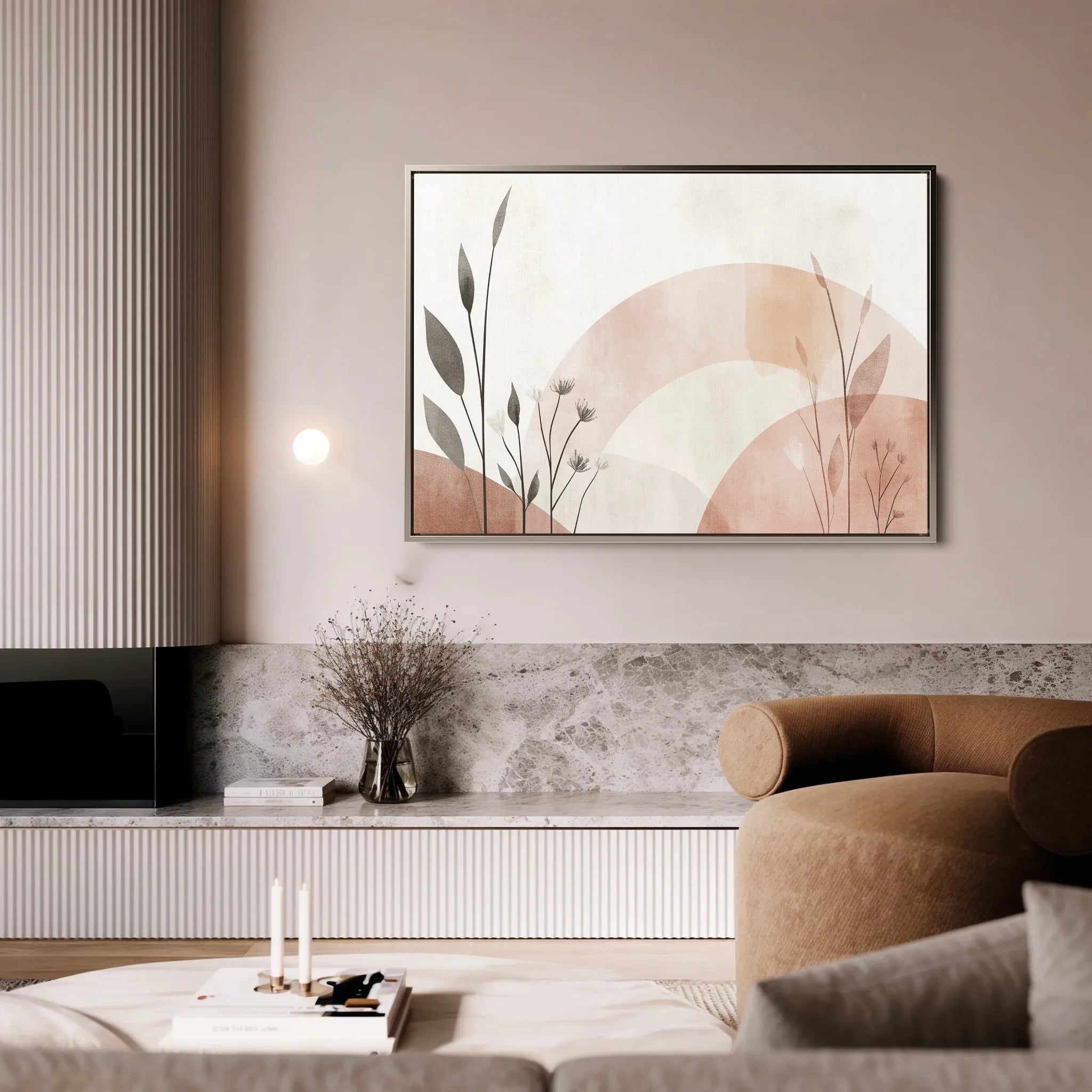 Boho 139 Canvas Art 60 x 40 cm / Black