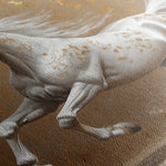 Horses 139 Canvas Art 60 x 40 cm / Black