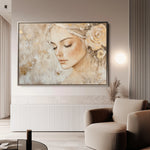 Portrait 139 Canvas Art 60 x 40 cm / Black