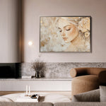 Portrait 139 Canvas Art 60 x 40 cm / Black