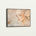 Portrait 139 Canvas Art 60 x 40 cm / Black