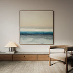 Abstract 1390 Canvas Art 60 x 60 cm / Black