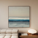 Abstract 1390 Canvas Art 60 x 60 cm / Black