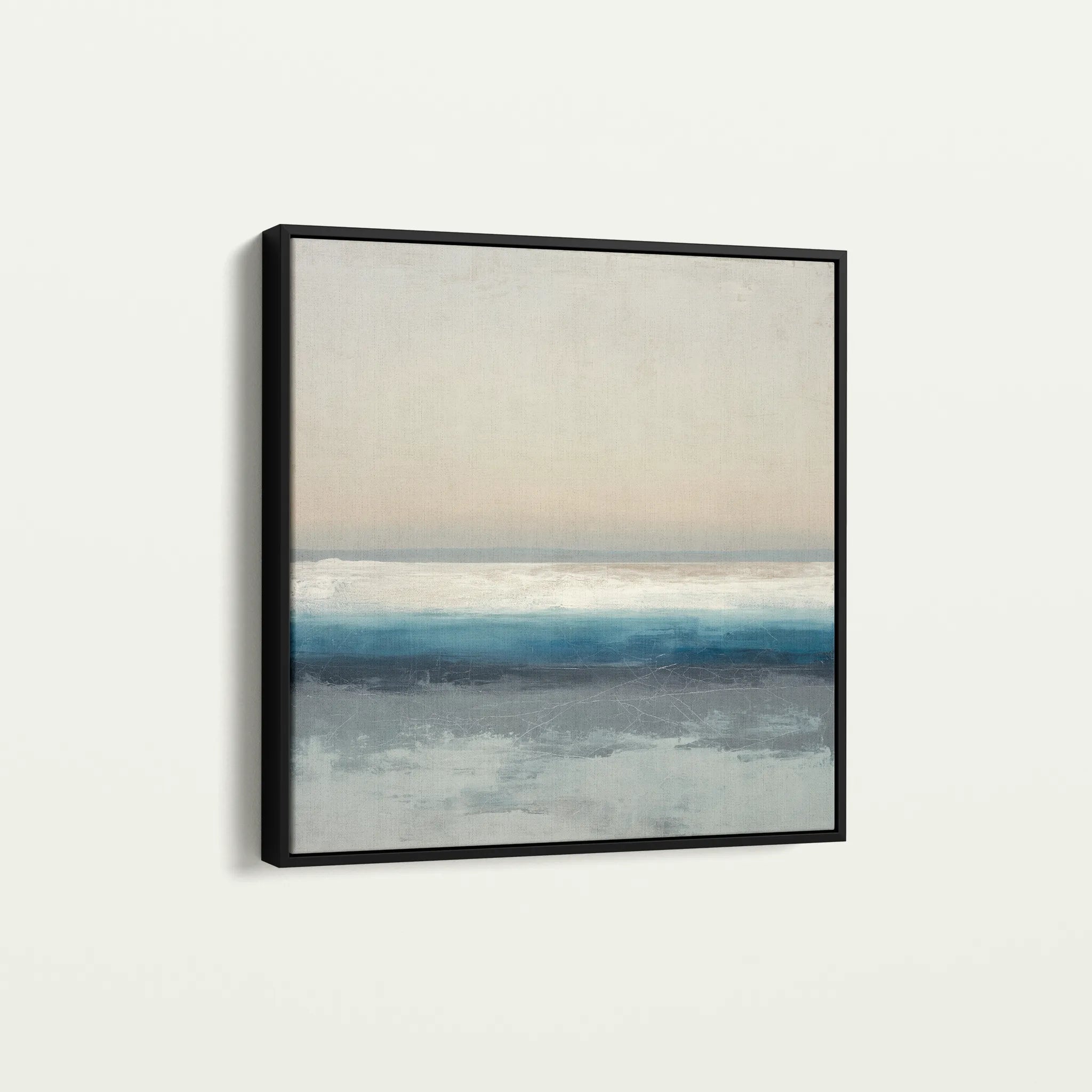 Abstract 1390 Canvas Art 60 x 60 cm / Black