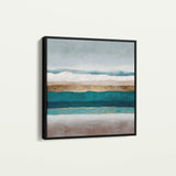 Abstract 1391 Canvas Art 60 x 60 cm / Black