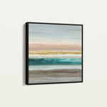 Abstract 1392 Canvas Art 60 x 60 cm / Black