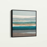 Abstract 1393 Canvas Art 60 x 60 cm / Black