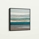 Abstract 1393 Canvas Art 60 x 60 cm / Black