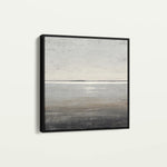 Abstract 1394 Canvas Art 60 x 60 cm / Black