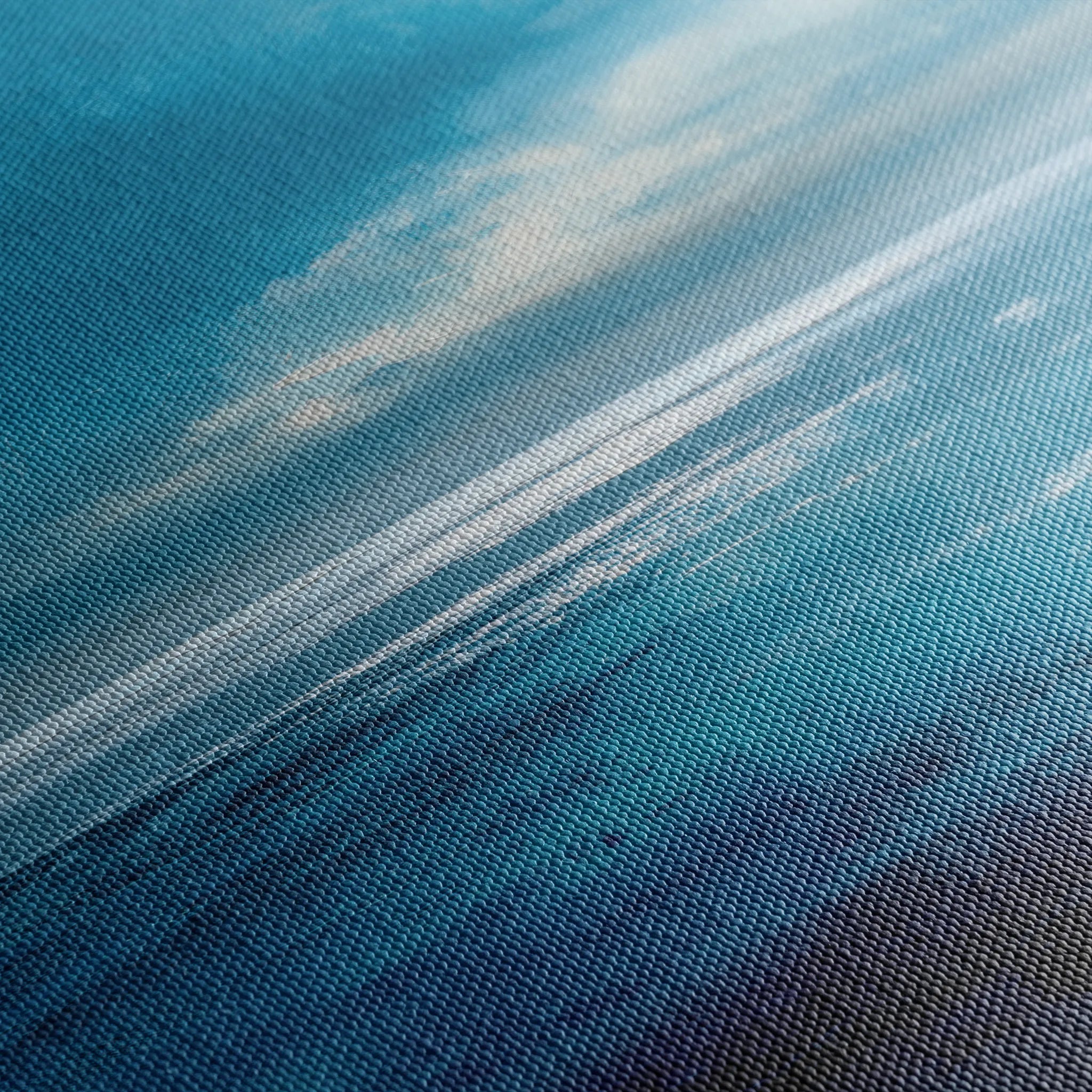 Abstract 1396 Canvas Art 60 x 60 cm / Black