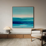 Abstract 1398 Canvas Art 60 x 60 cm / Black
