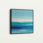 Abstract 1398 Canvas Art 60 x 60 cm / Black