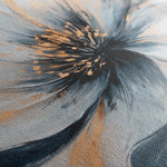Floral 1398 Canvas Art 60 x 40 cm / Black