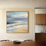 Abstract 1399 Canvas Art 60 x 60 cm / Black