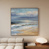 Abstract 1399 Canvas Art 60 x 60 cm / Black