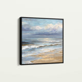 Abstract 1399 Canvas Art 60 x 60 cm / Black
