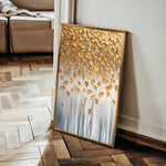 Floral 1399 Canvas Art 60 x 40 cm / Black