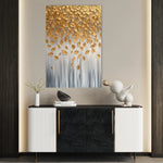 Floral 1399 Canvas Art 60 x 40 cm / Black