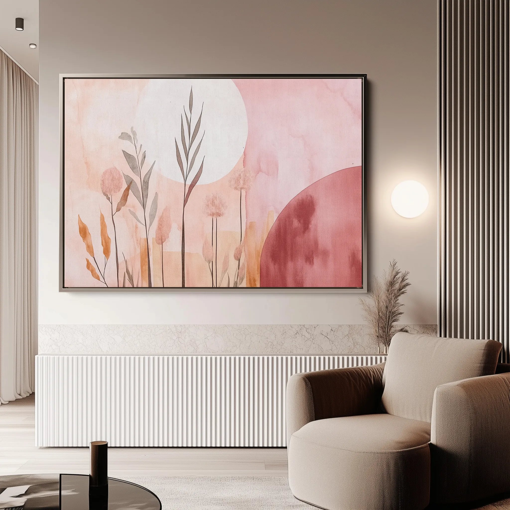 Boho 140 Canvas Art 60 x 40 cm / Black